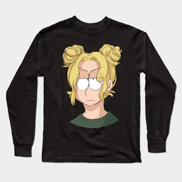 Reconnect.SP Tweek Tweak with Space Buns Long Sleeve T-Shirt by iiamti